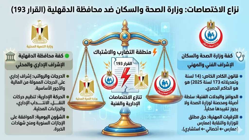 صراع الوزارات.. هل تملك المحليات حق التحكم في حوافز المهن الطبية؟