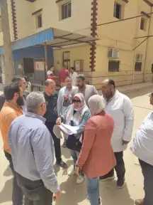 مساعد وزير الصحة للمشروعات القومية يتفقد الأعمال الإنشائية بمستشفى بدر الجديد بالبحيرة