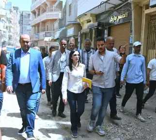 متابعة إنشاء سوق حضاري جديد على مساحة ٣٦٠٠ متر مربع ضمن خطة متكاملة لإحياء قلب رشيد التاريخي
