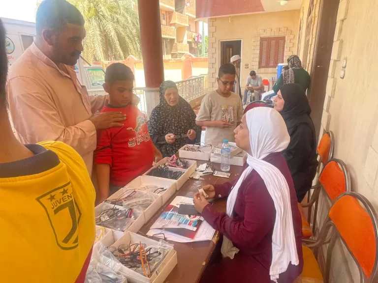 النائب ياسر عرفة يستضيف أكبر قافلة طبية في جميع التخصصات وتوفير العلاج لغير القادرين