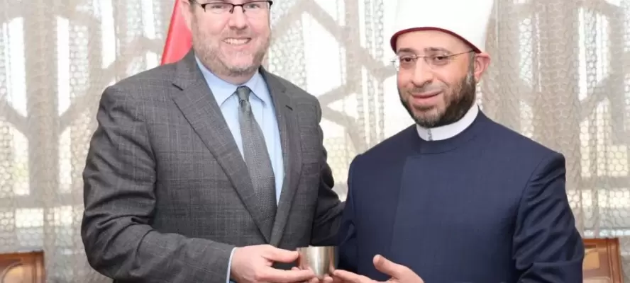 وزير الأوقاف يستقبل رئيس الطائفة الإنجيلية بمصر والأمين العام للاتحاد المعمداني العالمي