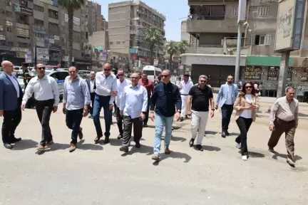 نائب محافظ الجيزة يتابع ميدانيا الموقف التنفيذي لمشروع الصرف الصحي بمنطقة المتربه بمركز أوسيم