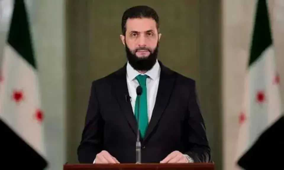 أحمد الشرع: إعادة إعمار ما هدمه النظام السابق عنوان  سوريا الجديدة  وبناء جسر الثقة أولويتنا