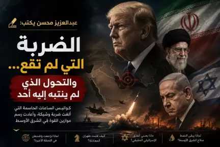 عبدالعزيز محسن يكتب: الضربة التي لم تقع... والتحول الذي لم ينتبه إليه... عبدالعزيز محسن يكتب: الضربة التي لم تقع... والتحول الذي لم ينتبه إليه أحد