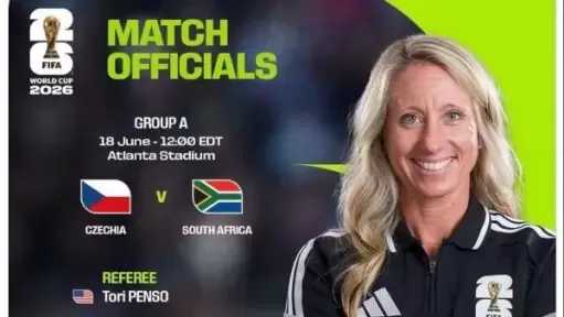 فيفا: الأمريكية توري بينسو حكما لمباراة جنوب أفريقيا والتشيك في كأس العالم