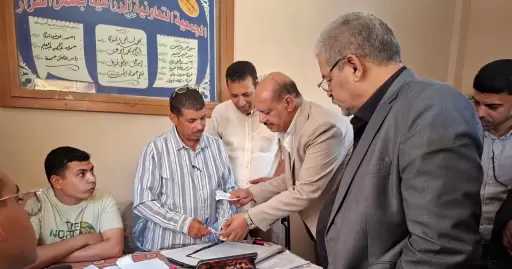 رئيس هيئة الإصلاح الزراعي يتابع أعمال جمعيات ومشروعات مديرية الإصلاح الزراعي بالبحيرة