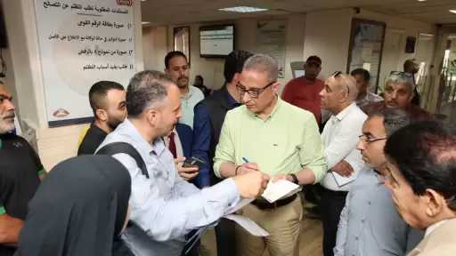 محافظ الجيزة يتفقد المركز التكنولوجي بحي العجوزة لمتابعة مستوى الخدمات المقدمة للمواطنين