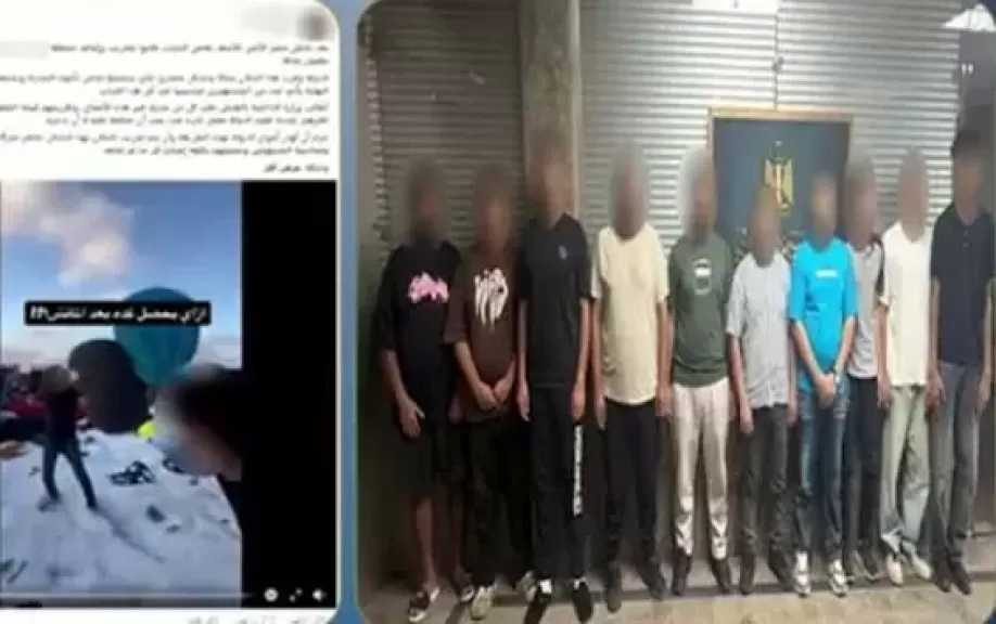 القبض على 10 أشخاص متهمين بتخريب المنطقة الترفيهية بالعاصمة الجديدة