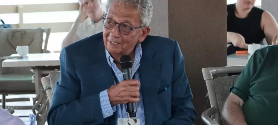 عمرو موسى من منتدى سيمي باليونان: السلام العادل يسبق الأمن.. والقضية الفلسطينية قضية متوسطية بقدر ما هي عربية
