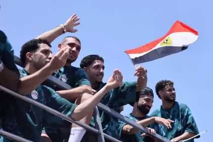 استقبال منتخب مصر فى العلمين يتصدر الإعلام الأوروبي