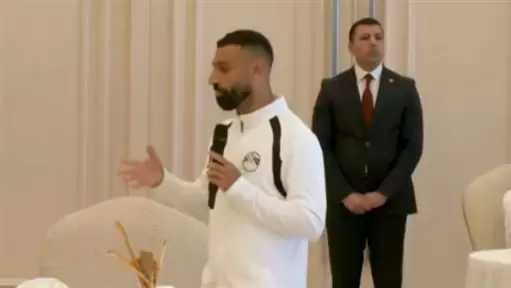 محمد صلاح: شرف كبير تكريم رئيس بلدنا لينا.. وأتمنى تحقيق البطولات