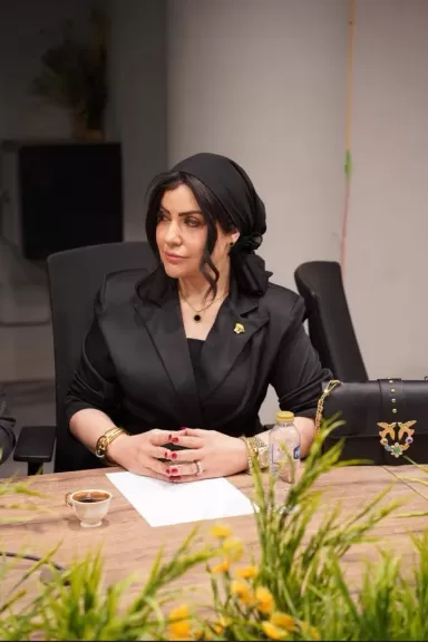 الدكتورة ريم القطان، عضو الهيئة العليا ورئيس لجنة الاتصال السياسي بحزب الوعي