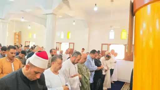 افتتاح المسجد الكبير بقرية الطبراني بوادي النطرون بعد تجديده بتكلفة 17 مليون جنيه