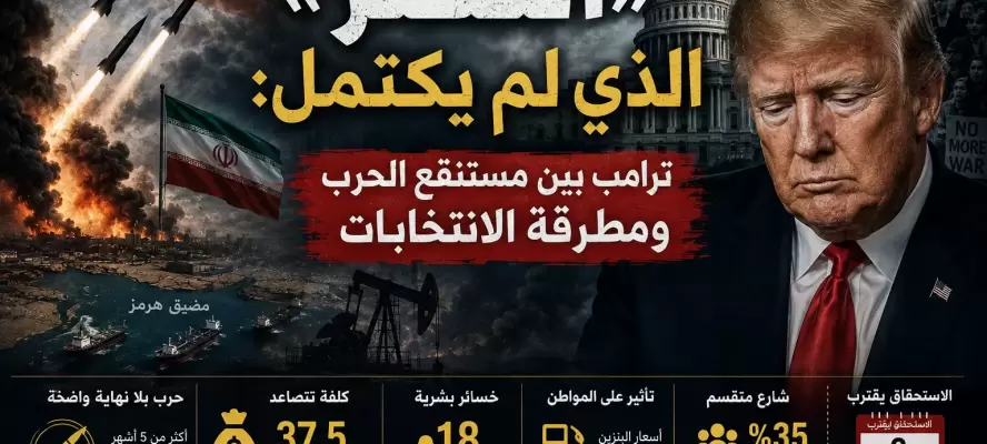 «النصر» الذي لم يكتمل: ترامب بين مستنقع الحرب ومطرقة الانتخابات