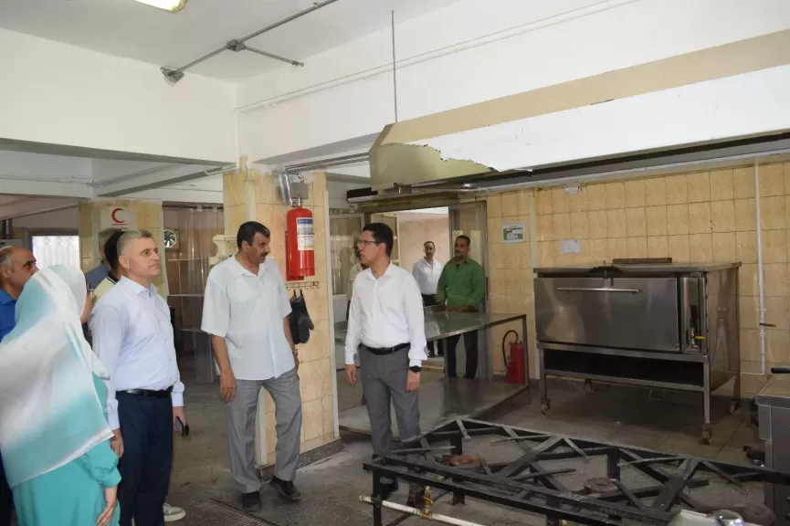 رئيس جامعة بنها يتفقد أعمال الصيانة بالمدن الجامعية بمشتهر استعدادًا للعام الدراسي الجديد