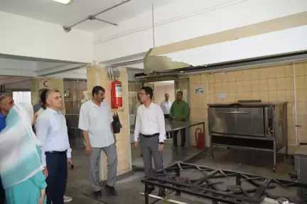 رئيس جامعة بنها يتفقد أعمال الصيانة بالمدن الجامعية بمشتهر استعدادًا للعام الدراسي الجديد