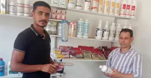 ضبط زيوت سيارات وقطع غيار مجهولة المصدر بالبحيرة