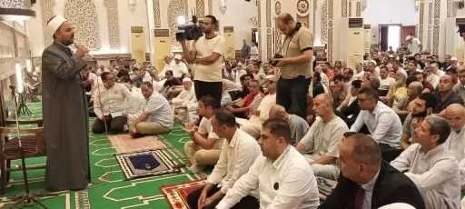 إفتتاح مسجد السلام بمنطقة الحدائق بكفر الدوار