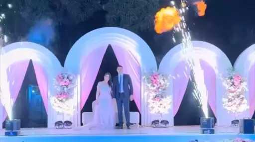 أهالي الهرم ورجال الأعمال يهنئون عائلتي «بدوي» و«بريش» و«صن بيراميدز جروب» بزفاف نجليهما