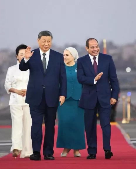الرئيس السيسى ورئيس الصين