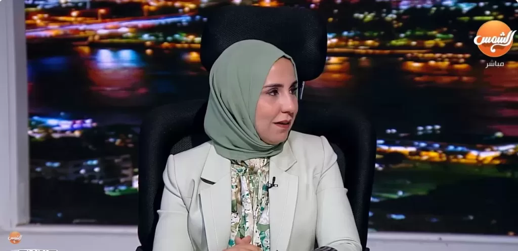 النائبة ولاء هرماس، عضو لجنة التعليم والبحث العلمي والاتصالات وتكنولوجيا المعلومات بمجلس الشيوخ
