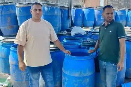 ضبط مصنع مخللات بدون ترخيص بالبحيرة بحوزته 15 طنًا غير صالحة للاستهلاك الآدمي بالبحيرة