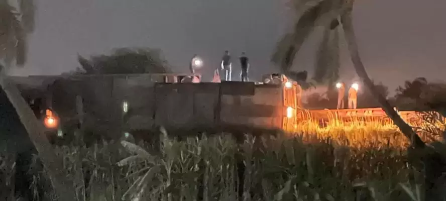 صدام بين قطارين وراء حادث قرية البليدة في العياط