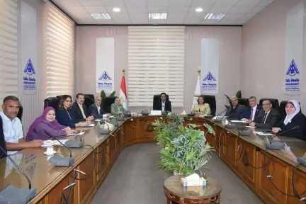 رئيس جامعة بنها يترأس اجتماع مجلس إدارة البرامج المزدوجة مع جامعة كانتربري كرايست تشيرش