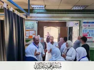 الطوارئ والكلى والعلاج على نفقة الدولة.. جولة ميدانية لمدير مستشفى المحمودية المركزي