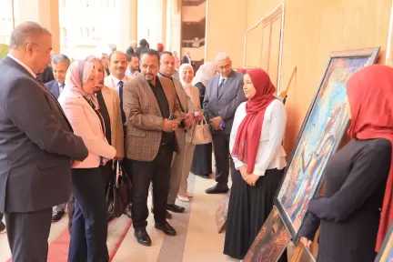 افتتاح فعاليات المؤتمر الطلابي السنوي الخامس في العلوم الإنسانية بجامعة بنها