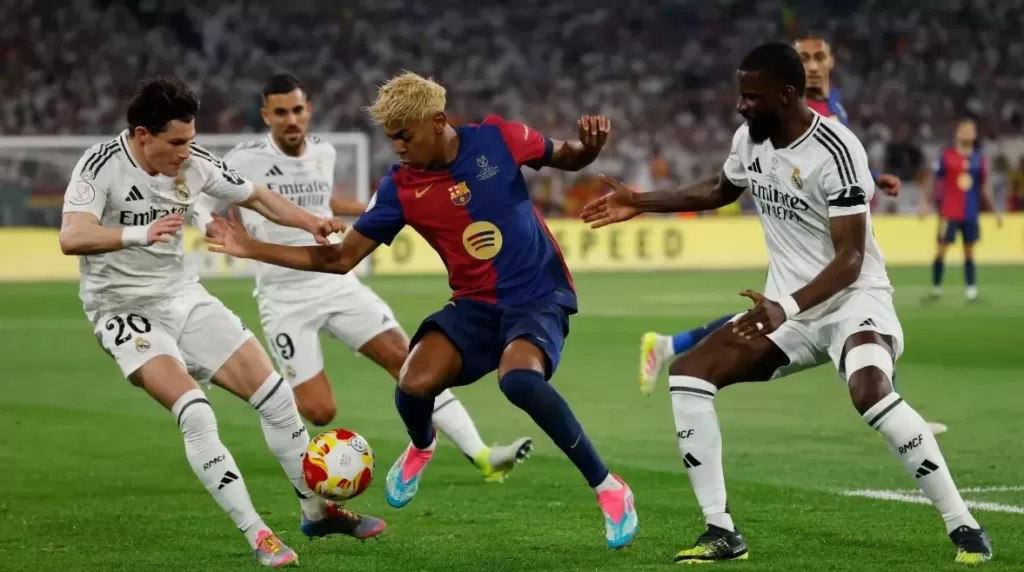  برشلونة وريال مدريد 