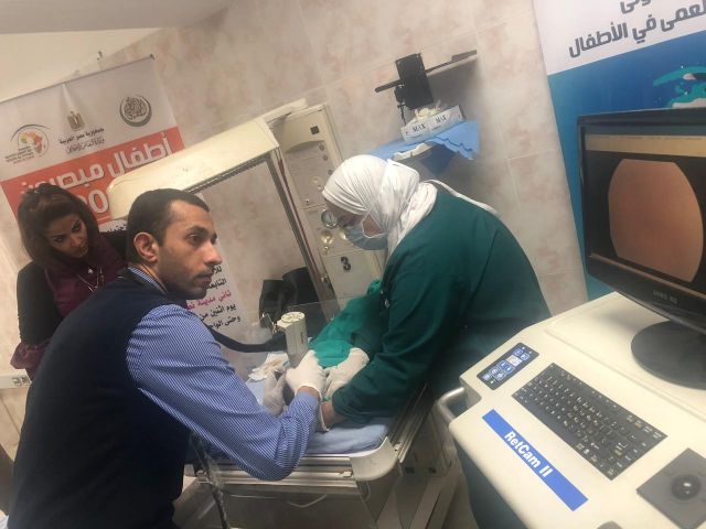 جانب من عمل الجمعية الشرعية ومؤسسة نور العيون
